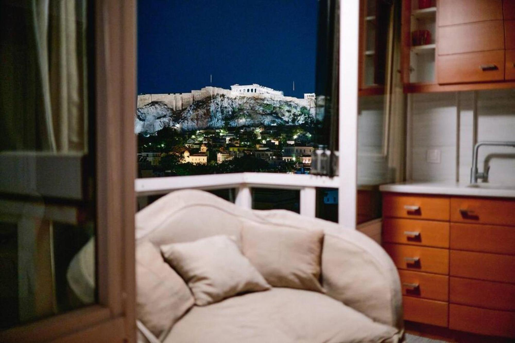 360 View In Roof Top Appartment With Patio Athen Eksteriør billede
