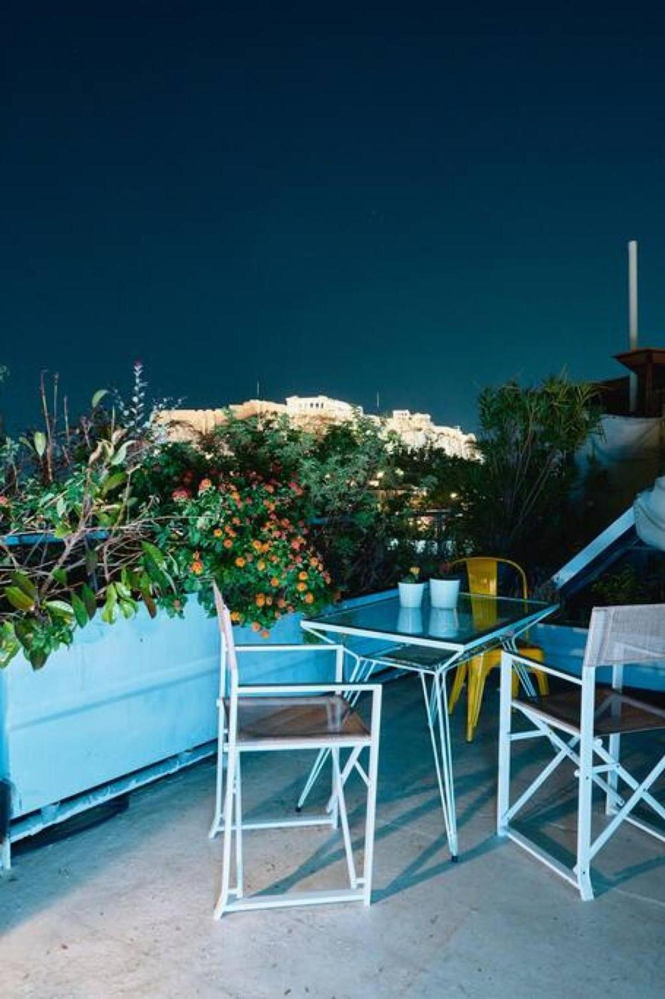 360 View In Roof Top Appartment With Patio Athen Eksteriør billede